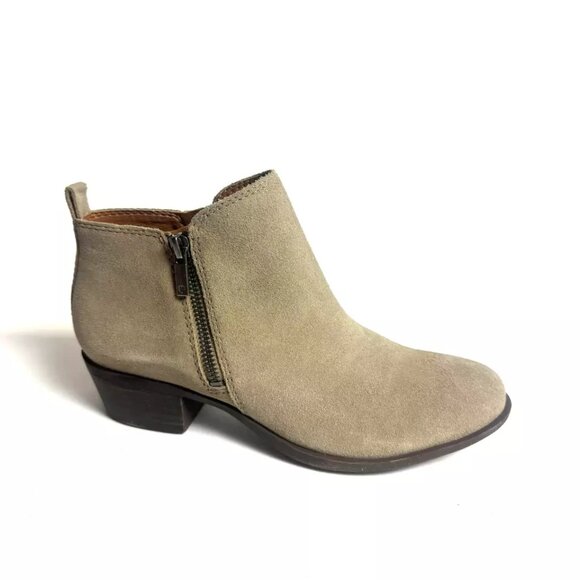 Lucky Brand Womens Basel Boot Stonerock Suede Size 7.5 M - Picture 1 of 6